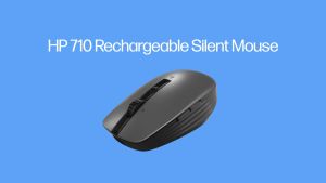 HP 710 Rechargeable Programmable Bluetooth Silent Mouse 6E6F2AA - BLACK