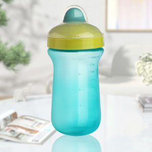 300ml Kids Water Bottle Leakproof Baby Sippy Cup with Handles  BPA-Free Spill Proof Toddler Cup Duck Mouth Design