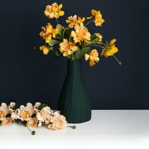 Nordic Style Artificial Flowers Dried Flowers Wheel Wind Chrysanthemum Table Decoration Luxury Dining Table Ornament Living Room