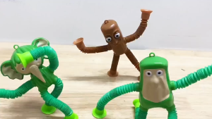 Tung Tung Tung Sahur Tubes Telescopic Suction Cup Toys Fun Kids Gifts Educational Toys Fidget Toys 16cm