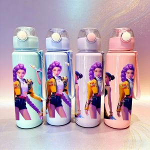 Hasbro | Large Capacity Sports Water Bottle 3D Textured Design for Gym Running & Cycling-PVC-FreeHigh-Quality PC Carry Strap Birthday