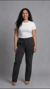 (L-5XL) Big Size Officewear/Uniform Pants Women‘s Flare Slacks HighWaist Office Work Pants
