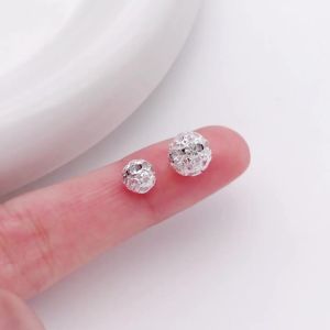 10 Chiếc Hạt Tròn Zircon Mạ Vàng 18K Bằng Đồng Thau Rỗng Dùng Làm Phụ Kiện Trang Sức Tự Làm Vòng Tay Vòng Cổ