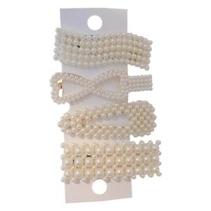 Pearl Side Hair Clip Womens Fashion Hair Accessories Korean Style Hairpins Girls Hair Decorations Elegant Simple Design
