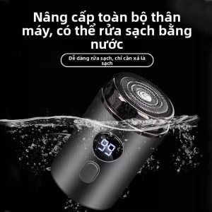 MONLEYTA | Máy tỉa râu điện tử Đức dành cho nam Mini Steel Cannon du lịch tiện lợi Quà tặng ngày của cha Máy tỉa râu điện tử chính hãng