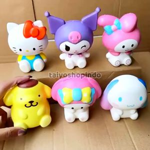 TAIYO Squishy Slow Sanrio Duduk Karakter Squisi Pencet Decompression Pinch Squeeze Mainan