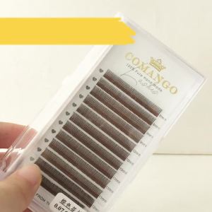 12Rows 5D Flora Fairy Eyelashes Extension Brown Black Premade Spikes Volume Fans Fairy Flora Mink False Lash DIY Makeup