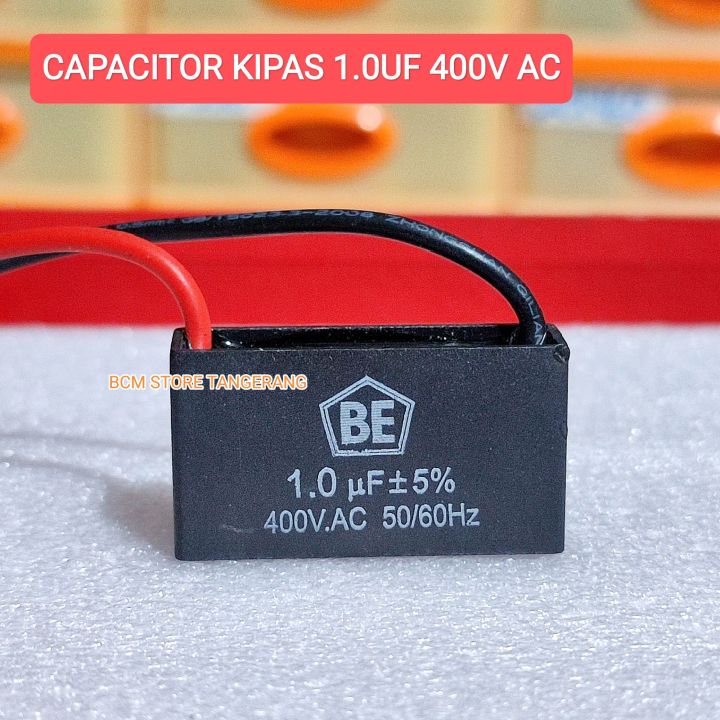 KAPASITOR KOTAK KIPAS ANGIN POMPA AIR 1UF 400V 1 UF 400 VOLT CBB61