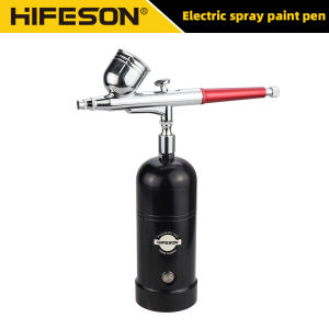 HIFESON Electric Spray Pen Multipurpose Mini Airbrush Set 0.3mm Nozzle Cordless Spray Tool for Car Commercial Paint Spray Tools