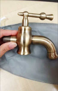 Abagno Brass 1/2" Bib Tap With Flange (Bronze) T57024BR