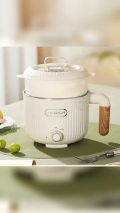 Malaysia Plug 1.8L Household Mini Non Stick Electric Pot Multi Functional Stainless Steel Pot Student Dormitory Small Electric Hot Pot 电煮锅