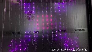 Đèn LED Rèm Thông Minh RGB Điều Khiển Bằng Ứng Dụng Đồng Bộ Nhạc Tự Lắp Đặt Chống Nước Trang Trí Tường Trong Nhà Ngoài Trời Giáng Sinh