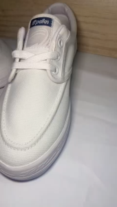 NEW ARRIVAL Original PALLAS JAZZ Kasut Putih Sekolah Menengah Secondary School White Shoe 白色校鞋 N407001W