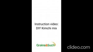 Do It Yourself DIY Kimchi Starter Pack (VEGAN FRIENDLY)
