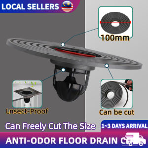 Sewer Cover Can Be Cut Odor And Insect Proof Floor Drain Core Durable Large Size Bathroom Floor Sewer Rapid Drainage Water Drain Filter Shower Floor Strainer Cover Plug 地漏芯 漏盖塞