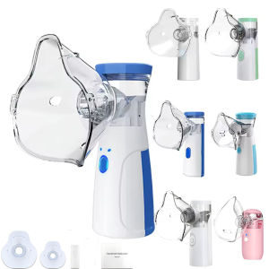 Portable Mesh Nebulizer for Humans & Animals – Silent Ultrasonic Inhaler for Kids Adults Pets and Vet Use