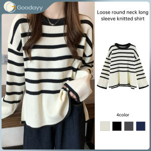 Women Ladies O-Neck Long Sleeve Knit Top Sweaters Knitted Sweaters Cardigan Women Ladies O-Neck Long Sleeve Knit Top Sweaters Shirts Loose Blouse