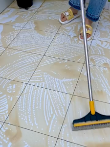 [SG]2 in 1 Floor Brush Adjustable Bathroom Toilet V Shape Brushes