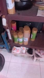 STIKER STRIPING LIS BODY MIO SOUL GT 2014 HITAM - MERAH