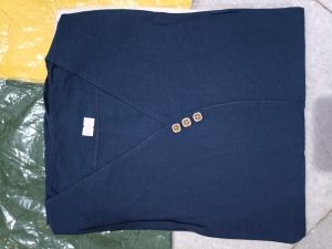 Blouse atasan katun blus style Fashion polos wanita kekinian A1546