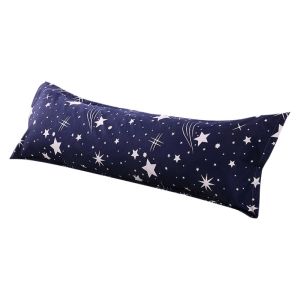 Double Size Pillowcase 1.8m Long Couples Large Home Backrest Protection Cover without Core Polyester Bedding Accessories