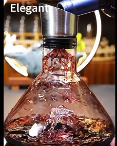 Wine Decanter Stainless Steel Breath Aerator Lead Free GlassWare Premium Decanter Water Jug Bottle