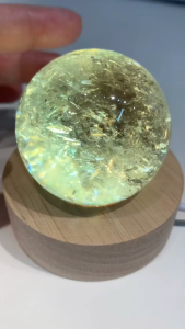🌈 彩光黄水晶球 Rainbow Citrine Sphere|46mm