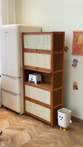 ตู้เก็บของ ตู้วางของในครัว กันฝุ่น พื้นที่เก็บข้อมูลขนาดใหญ่ ชั้นวางอเนกประสงค์ รับน้ำหนักได้ดี