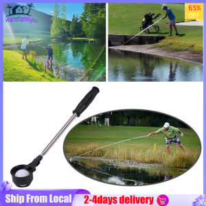 Golf Ball Pick Up Tools Telescopic Golf Ball Retriever Retracted Golf Pick up Automatic Locking Scoop Picker Golf Ball Catcher
