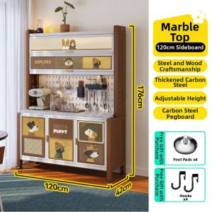 MEISD | French Cream Style Storage Cabinet