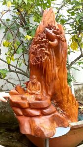 Tượng Đạt Ma Sư Tổ - Tượng Phong Thủy - Decor Trang Trí Nhà Cửa Phòng Khách - Quà Tặng Gỗ Mỹ Nghệ - Tượng Gỗ Đẹp