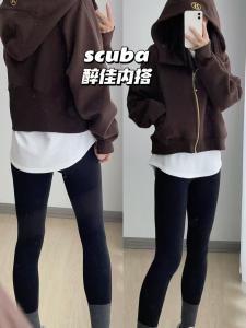 Elastic Long Sleeve round Neck Yoga Fitness T-Shirt Womens Slim Fit Base Shirt Thread Patterned Running Commute Pure Color