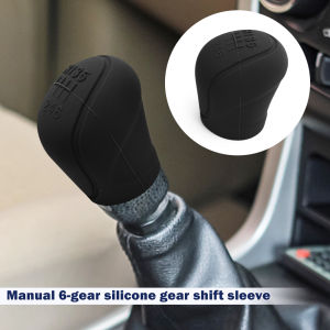Universal Silicone Gear Shift Knob Cover Gear Shift Non Slip Grip Handle Case Automobiles Gear Shift Collars Car Accessories In