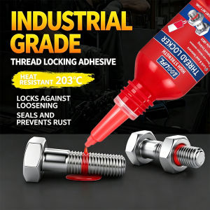Thread Locker  High Strength Anaerobic Adhesive Industrial Thread Locking Glue  Heat Resistant Anti-Vibration Anti-Rust Sealant