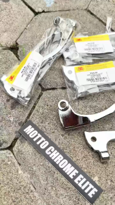 [CHROME] Handle Handel Rem RX King Scorpio Hendel Rem Kopling RX King RXKing Kiri Kanan 1Set Yamaha Handle Gagang Pegangan Tuas Spion