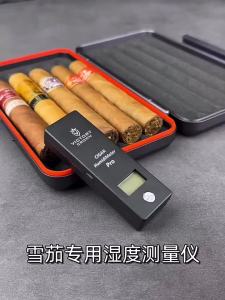 Máy Đo Độ Ẩm Thuốc Lá Kỹ Thuật Số USB Bỏ Túi Màn Hình LCD Đo Độ Ẩm Xì Gà Máy Đo Độ Ẩm Thuốc Lá Thiết Bị Tiện Ích