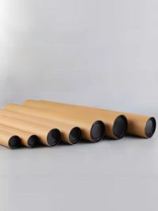 round Hard Paper Tube Poster Bucket Empty Core Storage Cylinder for Paintings Calligraphy And Paper Packaging Eco-Friendly