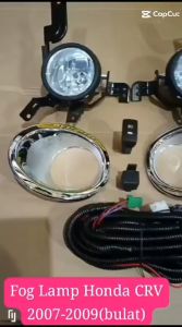 Lampu kabut-Fog lamp CRV- Lampu Bumper Depan CRV 2007-2008-2009 Bulat & CRV 2010-2011 Oval Gen 3