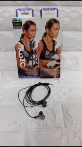 Headset  Transparan HT-01 Handsfree Stereo Earphone Extra Bass HT01