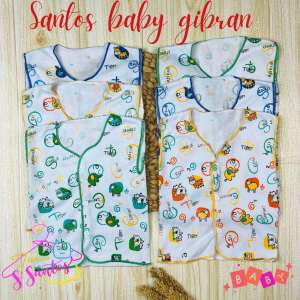 3 & 6 PCS baju bayi baru lahir lengan kutung NEWBOREN KARAKTER