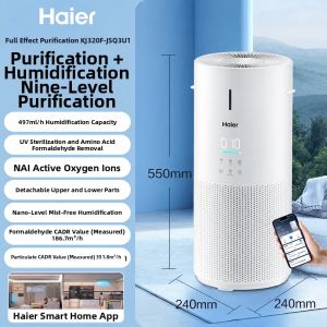 Haier | Home Formaldehyde & Odor Removing Fog-Free Air Purifier and Humidifier