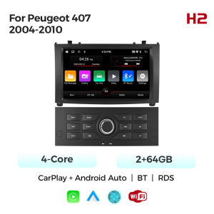 MEKEDE Android Car Radio For Peugeot 407 CC SW 407 CC 2004-2010 Wireless Carplay Android Auto WIFI BT Car Multimedia Player