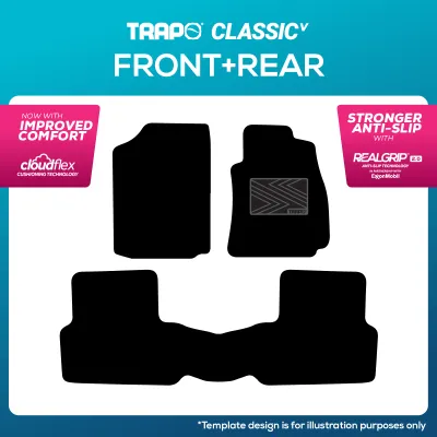 [CUSTOM-MADE SHIP IN 3 DAYS] Trapo Car Mat Toyota Yaris Pre-Facelift (2019-2020)