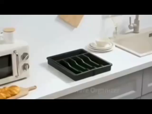 Expandable Cutlery Storage Tray Bowl Plate Storage Drawer Divider Storage Box Dinnerware Organizer Cutlery Organizer