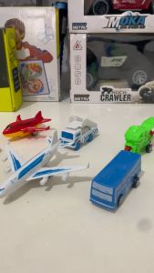 Mainan Airport Airplane Set Mini Pesawat Anak 6pcs