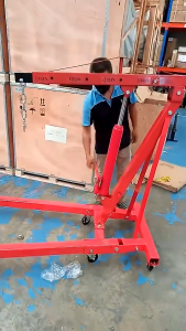 เครนยกเครื่อง  เครนยกเครื่องยนต์  HYDRAULIC CRANE  2 และ 3 ตัน ACC
