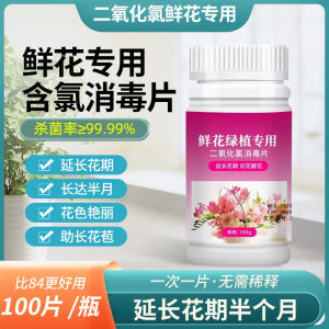 Flower Preservation Nutrient Liquid  Cut Flowers Green Plants Flower Shop Special Foaming Tablets Home Decorations