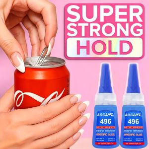 20g 414 Instant Nail Glue for Acrylic Press On Nails Tips Rhinestones Fast Curing Clear Adhesive