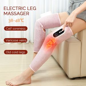 foreverlily Electric Leg And Knee Massager Wireless Thigh Calf V-ibration Massager Air Pressure Leg Relaxation Kneading Massager