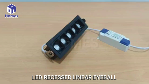 Linear LED Eyeball Anti Glare Eyeball Recessed LED Spot light Full Die-Cast Material High Quality Branded LED Chip